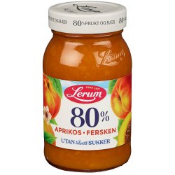 80% Aprikos&Fersken u/Sukker Lerum