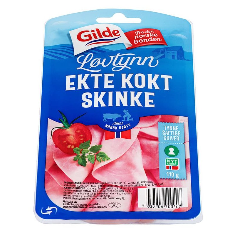 Kokt Skinke Løvtynn Gilde