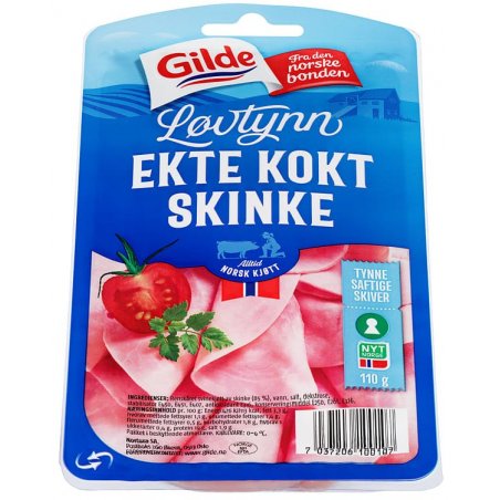 Kokt Skinke Løvtynn Gilde