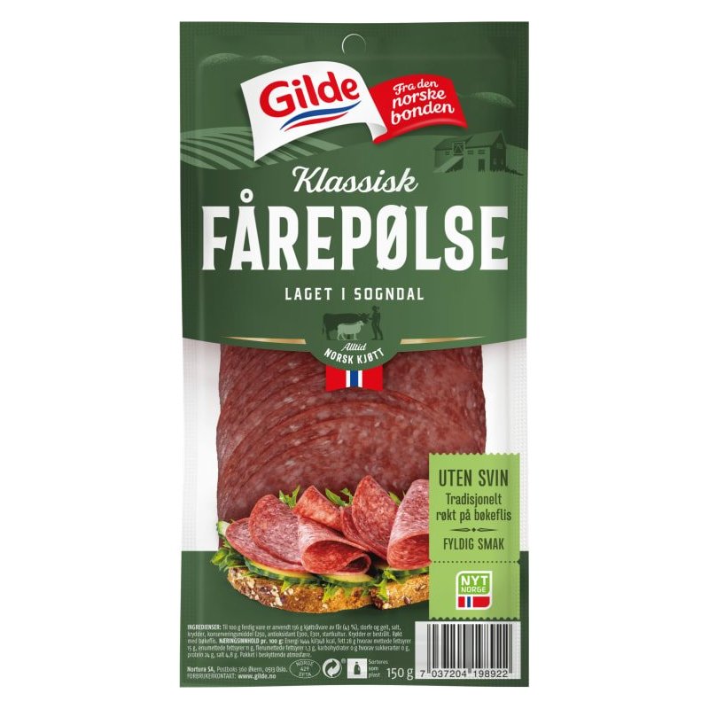 Fårepølse Skivet Gilde Fårepølse Skivet Gilde