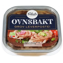 Leverpostei Grov Ovnsbakt Folkets