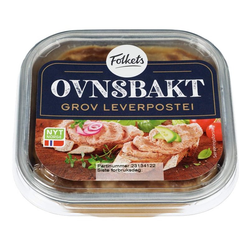 Leverpostei Grov Ovnsbakt Folkets Leverpostei Grov Ovnsbakt Folkets