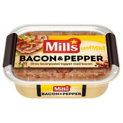 Baconpostei m/Pepper Mills