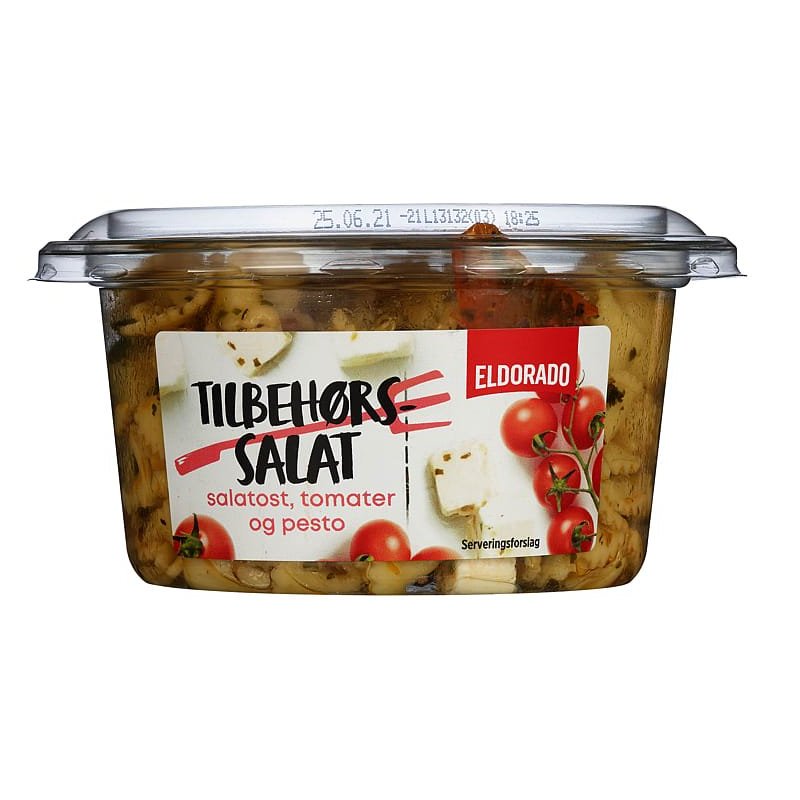 Tilbehørssalat Pasta, Ost & Tomat Eldorado Tilbehørssalat Pasta, Ost & Tomat Eldorado