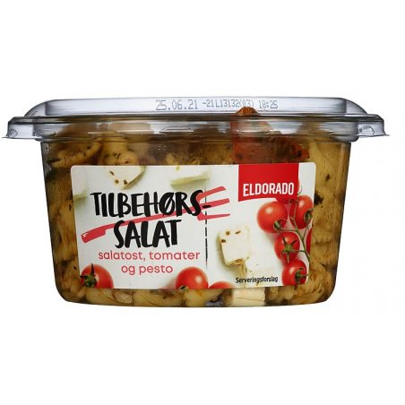 Tilbehørssalat Pasta, Ost & Tomat Eldorado