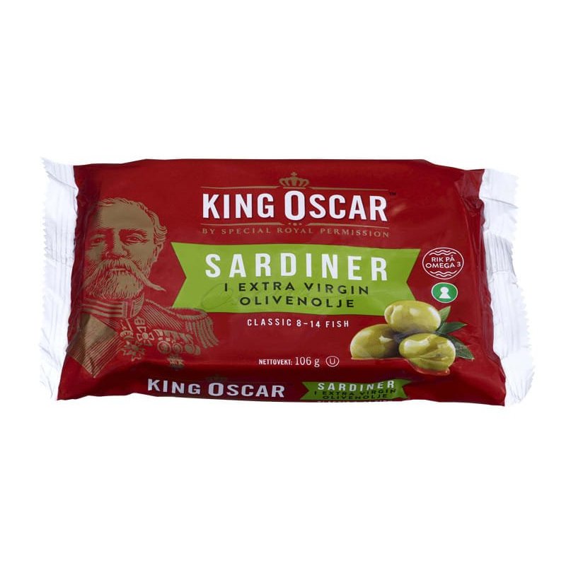 Sardiner i Olivenolje King Oscar