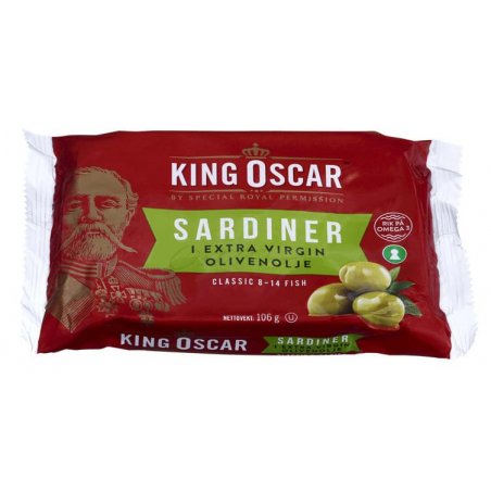 Sardiner i Olivenolje King Oscar
