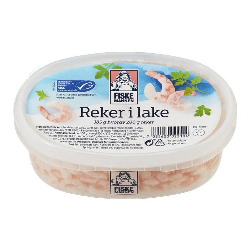 Reker i Lake Fiskemannen Reker i Lake Fiskemannen