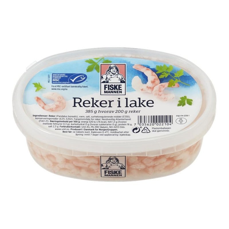 Reker i Lake Fiskemannen