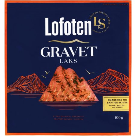 Gravet Laks Skivet Lofoten