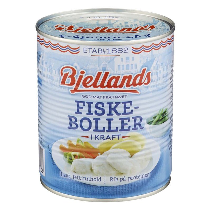 Fiskeboller i Kraft Bjellands Fiskeboller i Kraft Bjellands