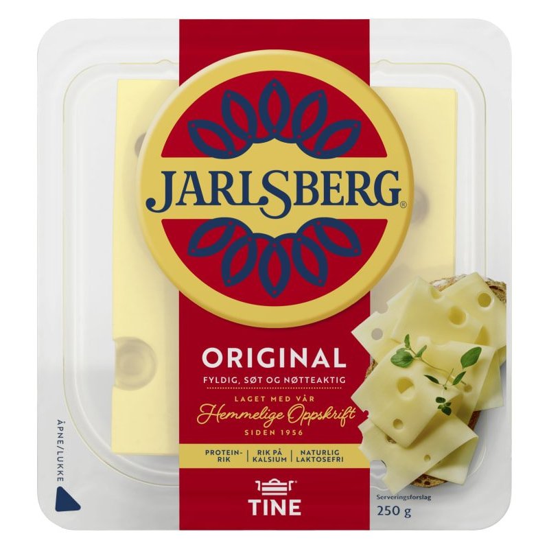 Jarlsberg Skivet Tine