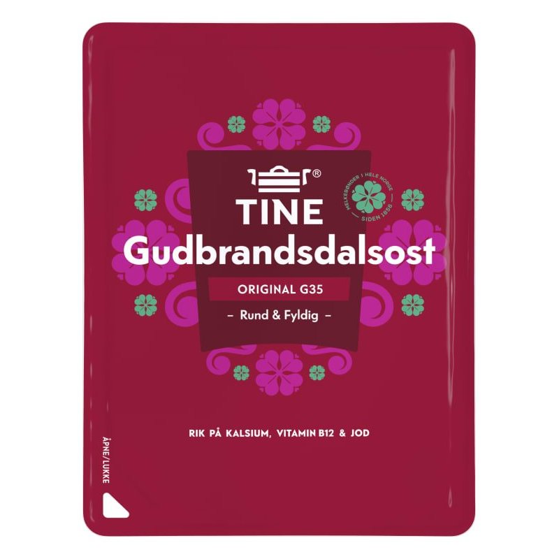 TINE Gudbrandsdalsost G35 Skivet