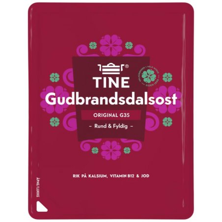 Gudbrandsdalsost G35 Skivet Tine