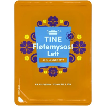 Fløtemysost Lett 16% Skivet Tine
