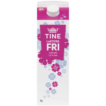 Laktosefri Lettmelk 1% Tine