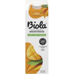 Biola Syrnet Melk Mango UTEN