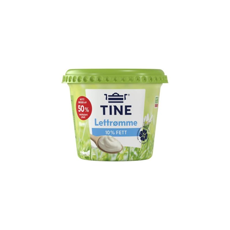 Lettrømme 10% Tine Lettrømme 10% Tine