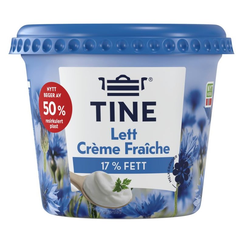 Crème Fraîche Lett 17% Tine