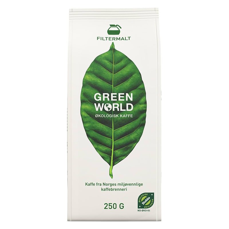 Green World Kaffe Økologisk Filtermalt