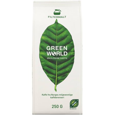 Green World Kaffe Økologisk Filtermalt