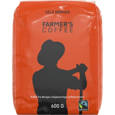 Farmers Coffee Hele Bønner Fairtrade