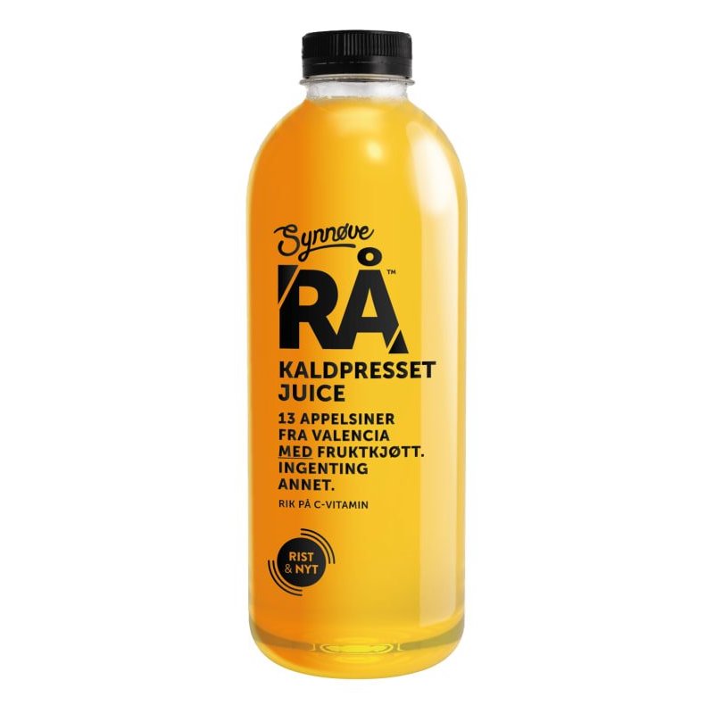 Rå Appelsinjuice Kaldpresset 1l Synnøve Rå Appelsinjuice Kaldpresset 1l Synnøve