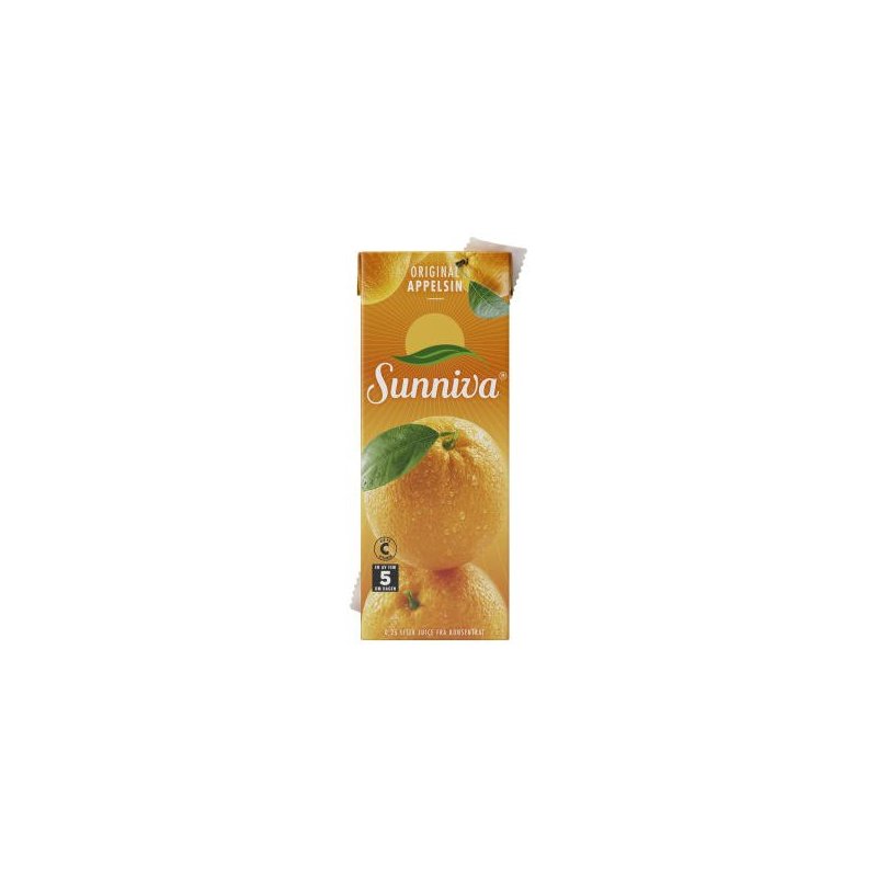 Sunniva Original Appelsinjuice 0,25L Sunniva Original Appelsinjuice 0,25L