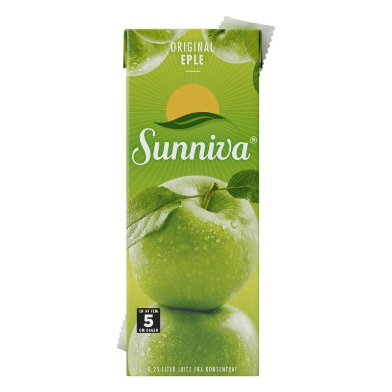 Sunniva Original Eplejuice 0,25L Sunniva Original Eplejuice 0,25L