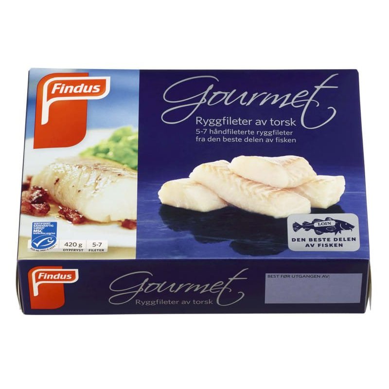 Torskefilet Gourmet Findus Torskefilet Gourmet Findus