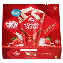 Krone Is Jordbær Henning Olsen