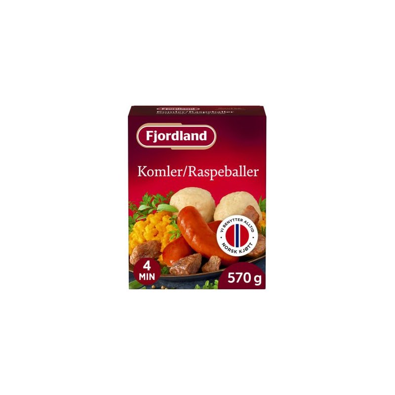 Fjordland Komler m/Raspeballer Fjordland Komler m/Raspeballer