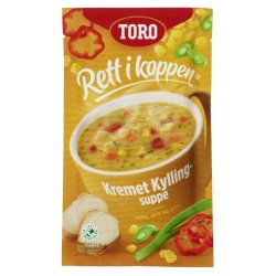 Kyllingsuppe Kremet Rett i Koppen