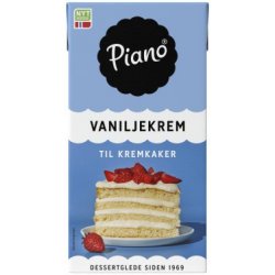 Vaniljekrem Til Kremkaker Piano