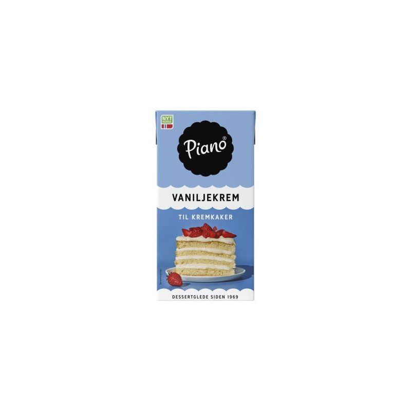Vaniljekrem Til Kremkaker Piano Vaniljekrem Til Kremkaker Piano