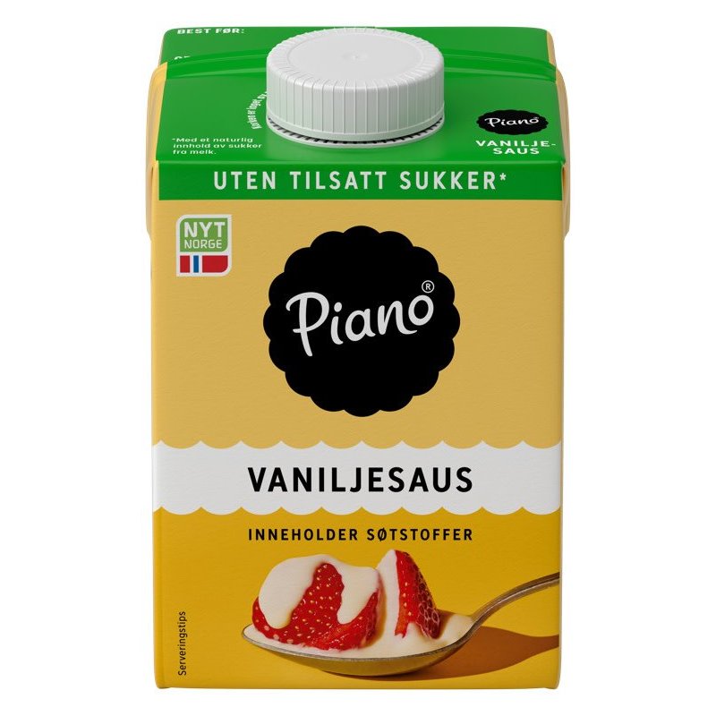 Vaniljesaus UTEN Piano Vaniljesaus UTEN Piano
