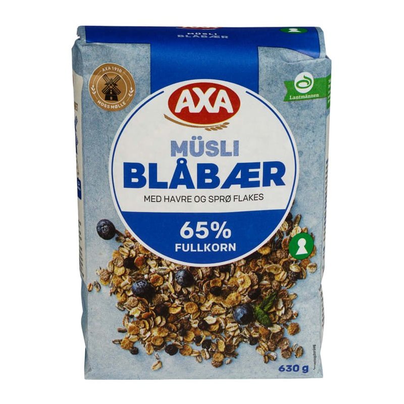 Musli Blåbær Axa Musli Blåbær Axa
