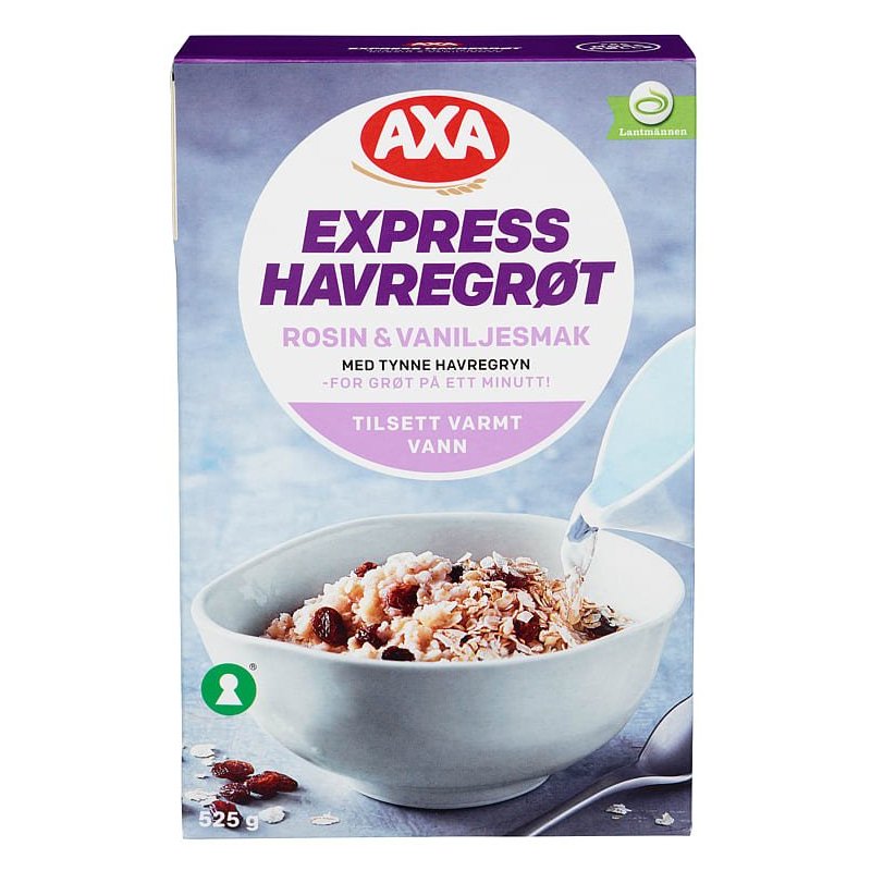 Havregrøt Rosin&Vanilje Axa Havregrøt Rosin&Vanilje Axa