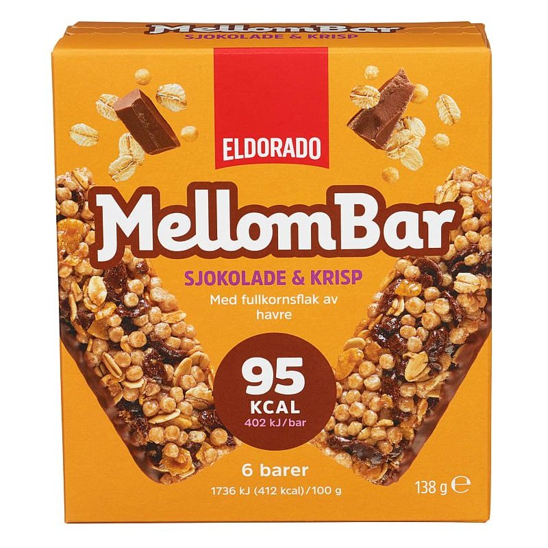 Mellombar Sjokolade&Krisp Eldorado Mellombar Sjokolade&Krisp Eldorado