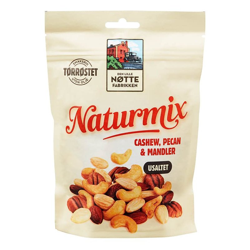 Naturmix Nøtter u/Salt Den Lille Nøttefabrikken Naturmix Nøtter u/Salt Den Lille Nøttefabrikken