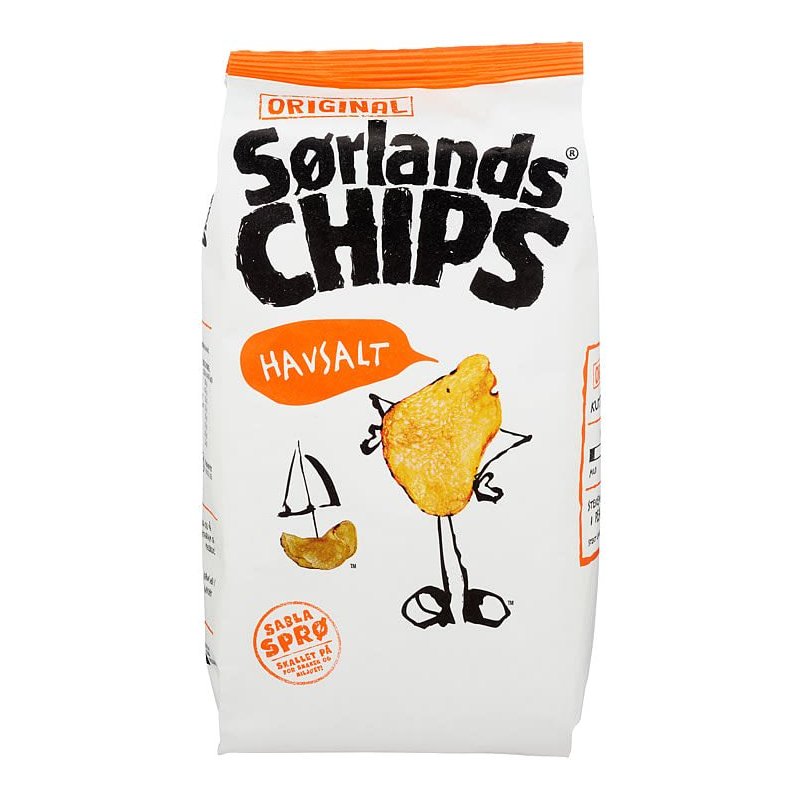 Sørlandchips Original Havsalt Sørlandchips Original Havsalt