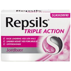 Repsils Halstabletter Jordbær Sukkerfri