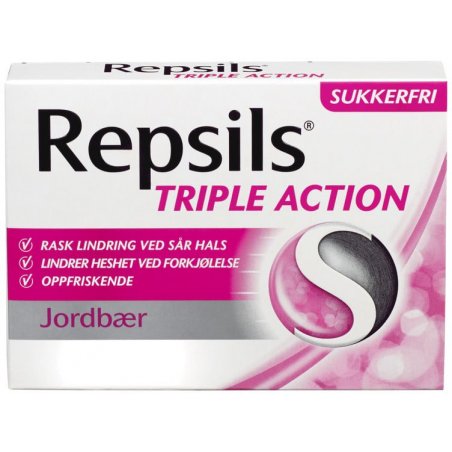 Repsils Halstabletter Jordbær Sukkerfri