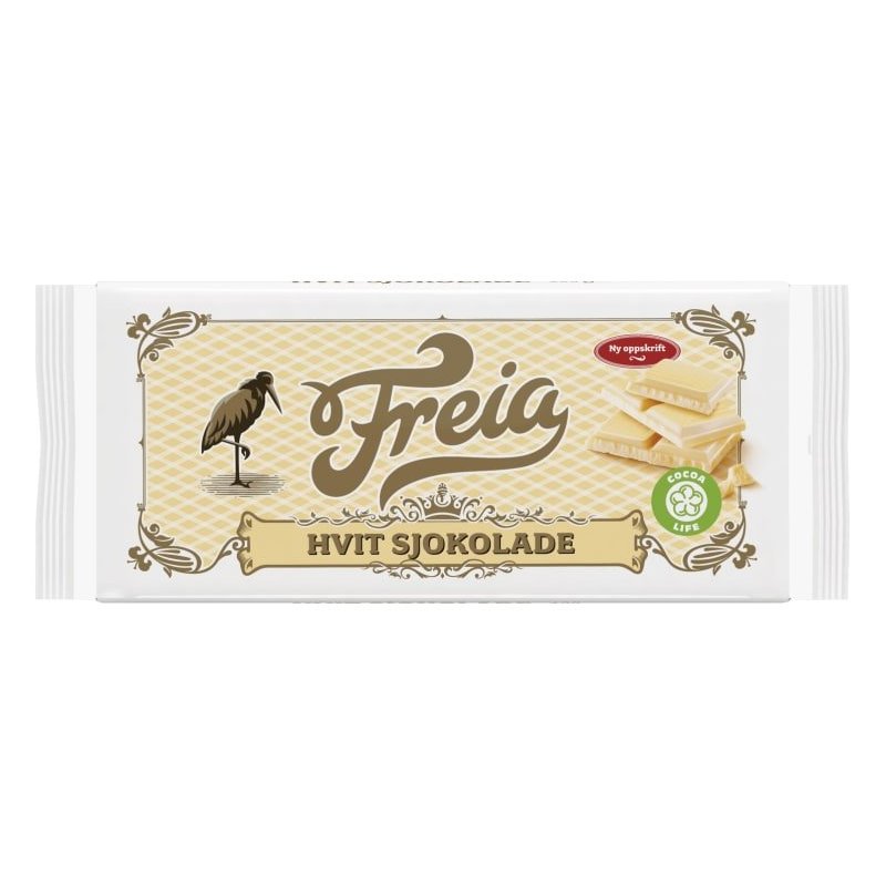 Hvit Sjokolade Freia Hvit Sjokolade Freia