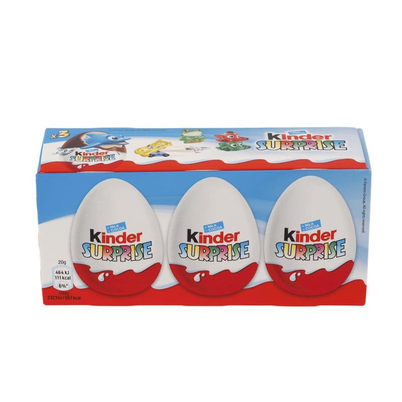 Kinderegg Surprise 3x20g Kinderegg Surprise 3x20g