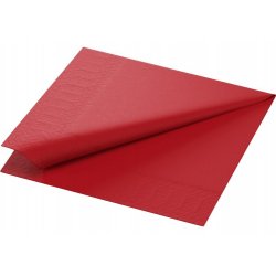 Duni Servietter Rød 3 Lag 33x33cm