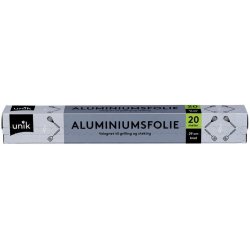 Aluminiumsfolie 20m Unik