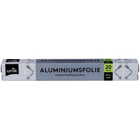Aluminiumsfolie 20m Unik