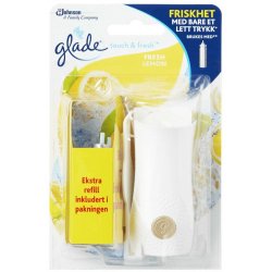 GLADE TOUCH&FRESH LEMON HOLDER+REFILL