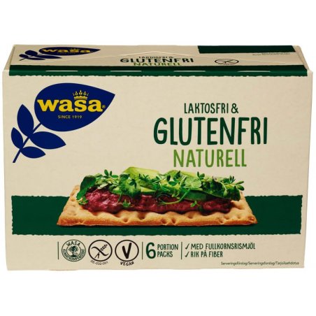 Knekkebrød Glutenfritt Naturell Wasa